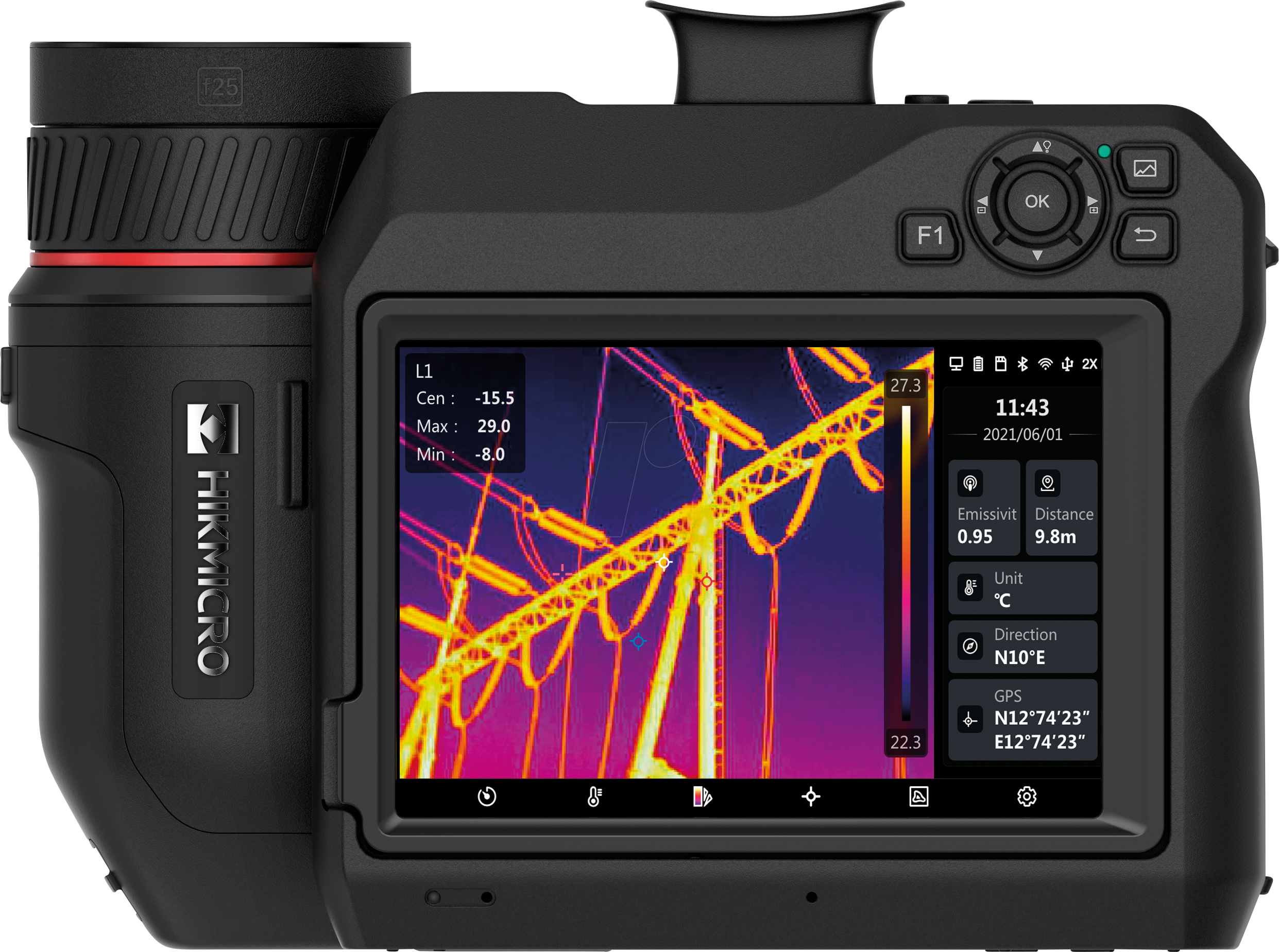 HIKMICRO SP60L25 - Wärmebildkamera SP60-L25, NETD