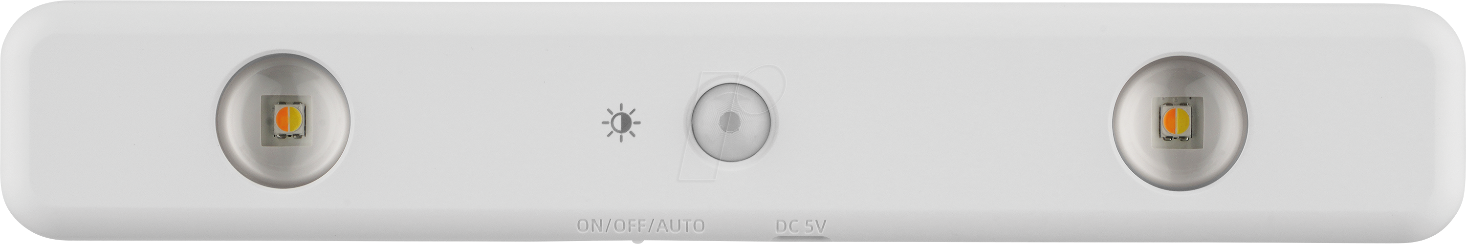 REV 2013100900 - Mobil LED-Leuchte 2-Fach, Akku, Bewegunsmelder, 100 lm, weiß