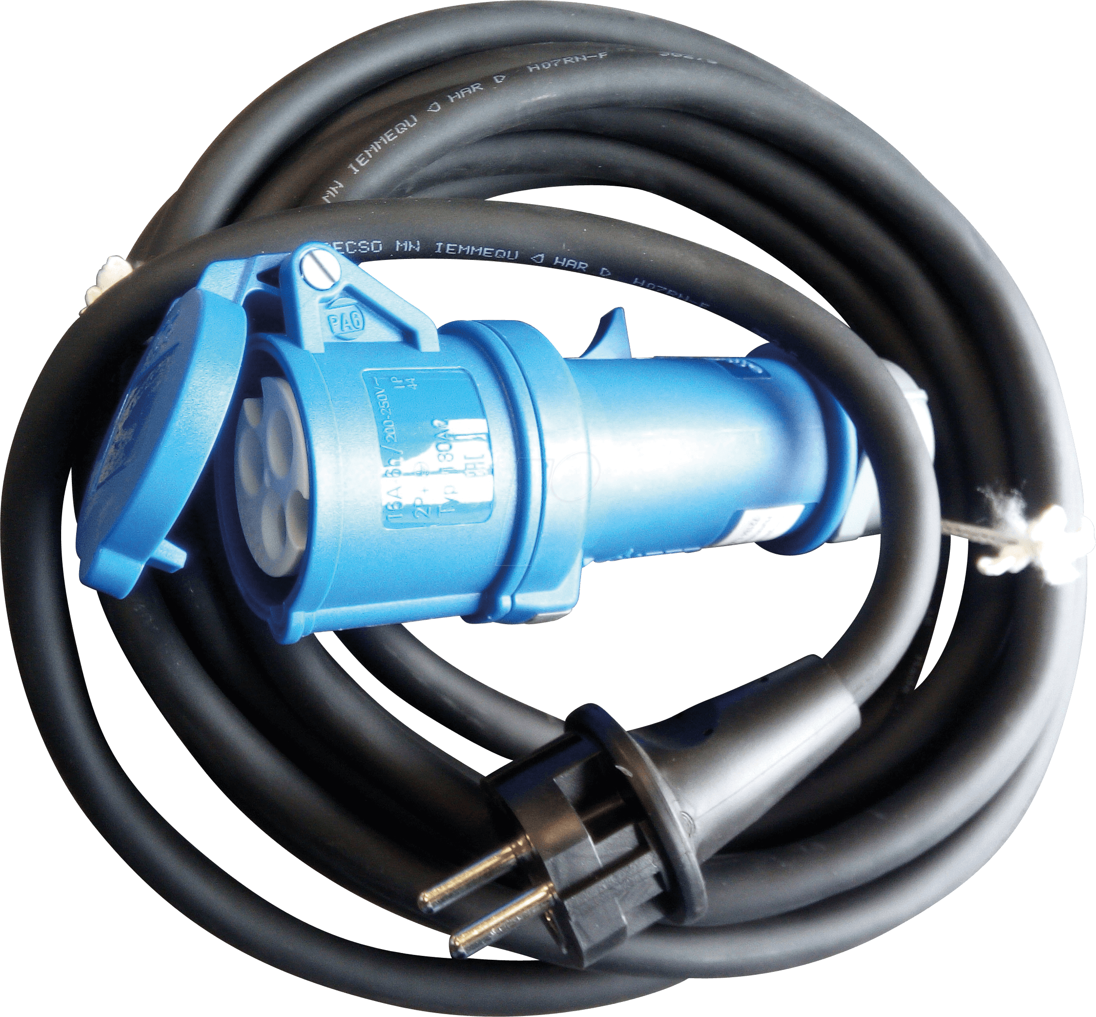 CEE-ADAPTER 3-K5 - Schutzkontakt-Stecker auf CEE-Kuppl. 230V/16A