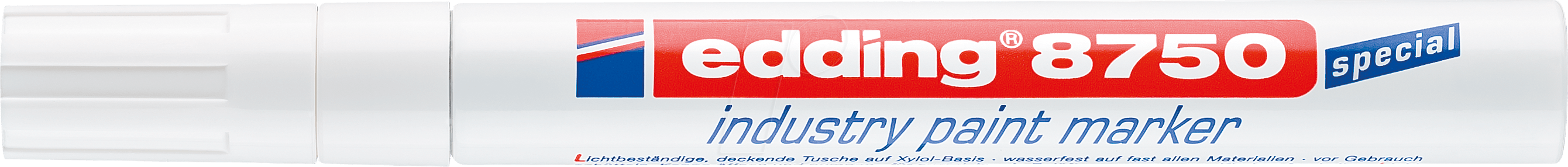 EDDING 8750WS - Industrie Lack Marker, 2,0-4,0 mm, weiß
