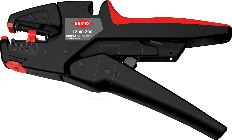 Thumbnail - KN 12 40 200 - Abisolierzange, 200 mm, 0,03-10,0 mm²