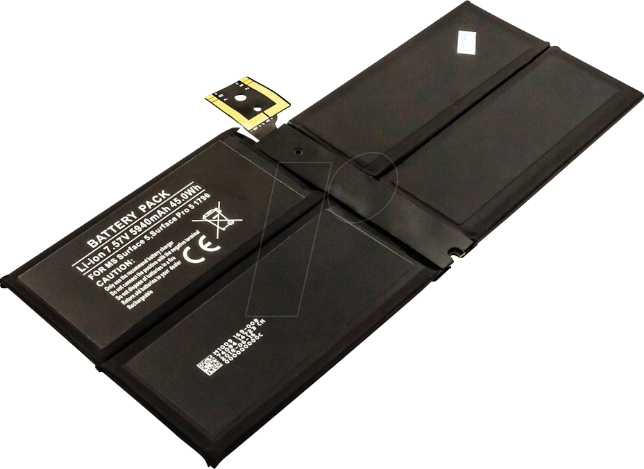 AKKU 31217 - Tablet-Akku für Microsoft-Geräte, Li-Po, 5940 mAh