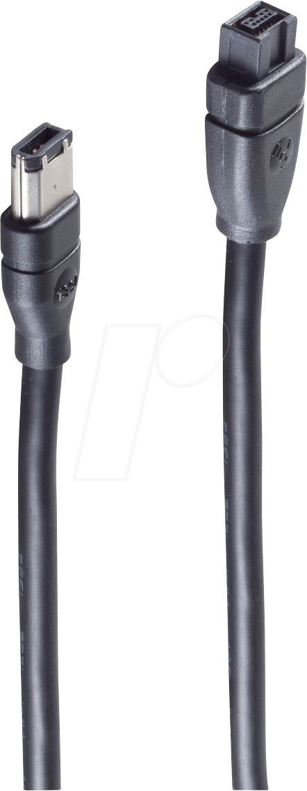 SHVP BS77322 - FireWire B 9 Pin Stecker / A 6 Pin Stecker 1,8m