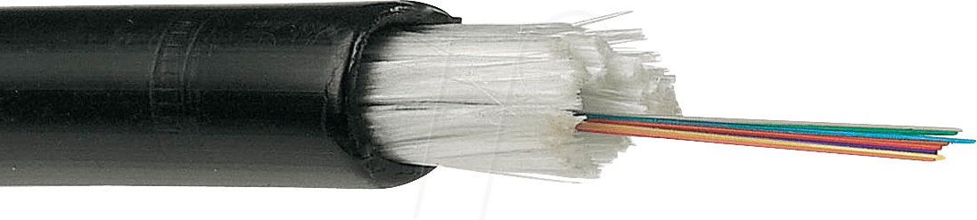 LWL U-DQ 8-100 - LWL-Außenkabel U-DQ, 8G, 100 m