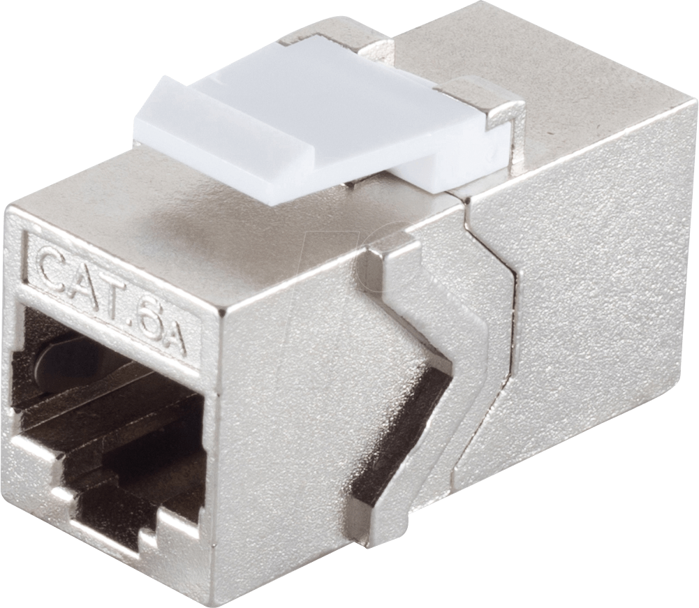 SHVP BS08-10003 - Keystone RJ45 Buchse > RJ45 Buchse Cat.6A