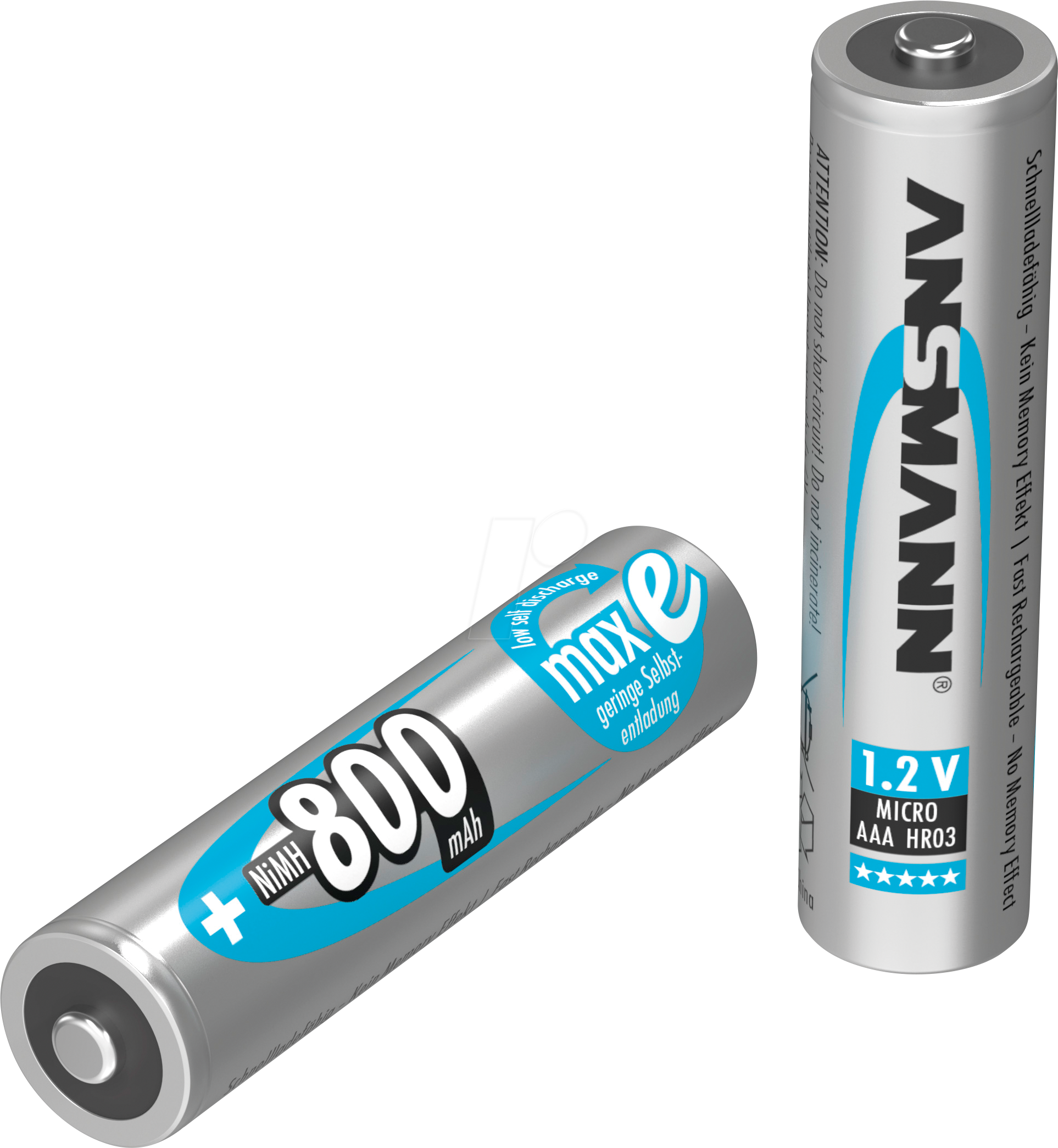 ANS 5030981 - maxE, NiMh Akku, AAA (Micro), 800 mAh, 1er-Pack