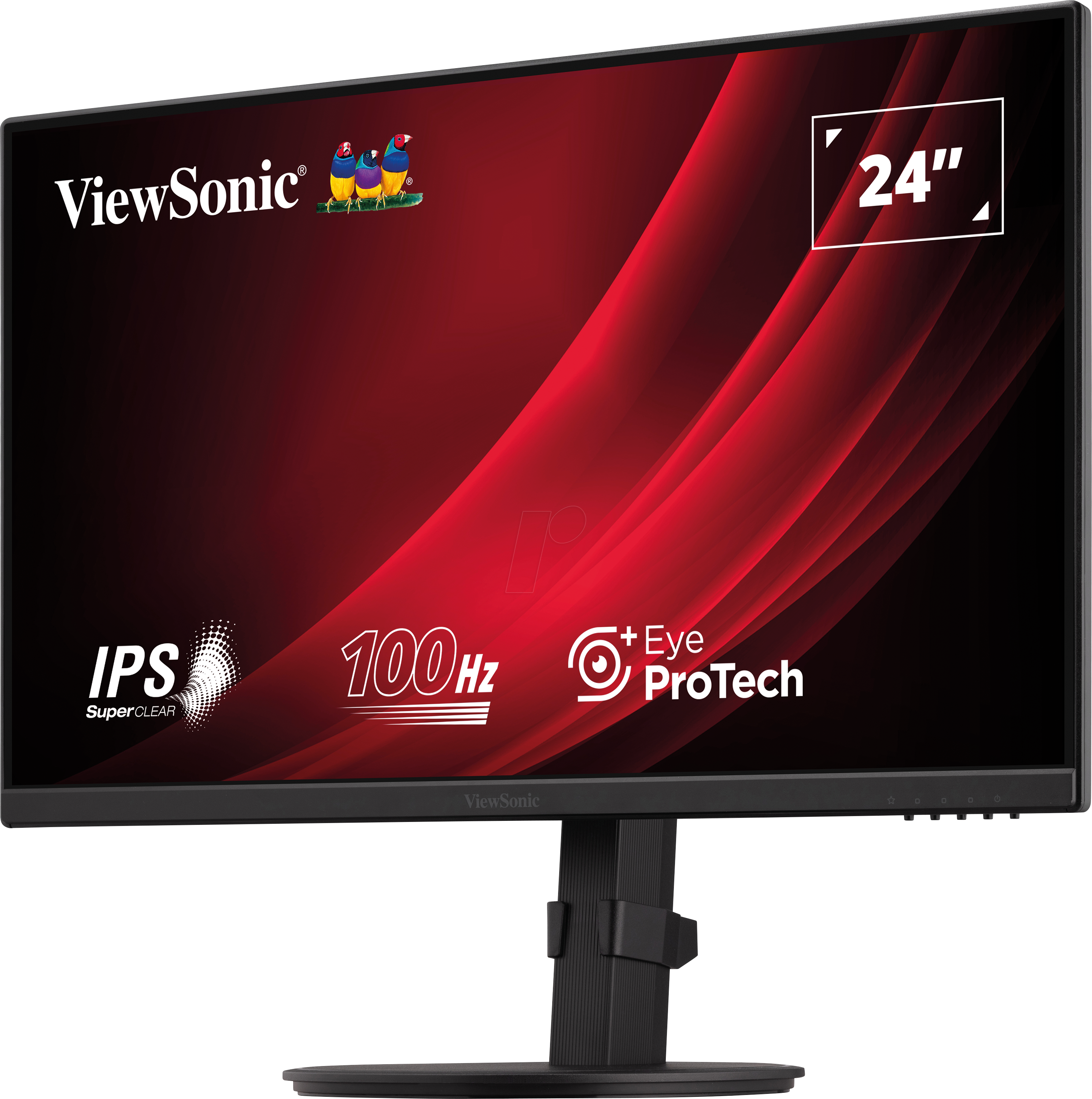 VC VG2408AMHD - 61cm Monitor, 1080p, Lautsprecher, Pivot