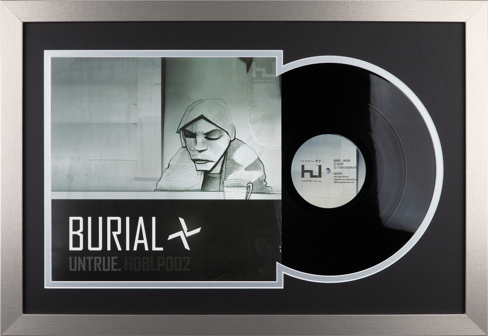 SOOBSOO LPRCV2 - LP-Cover / Vinyl-Bilderrahmen, Silber-1