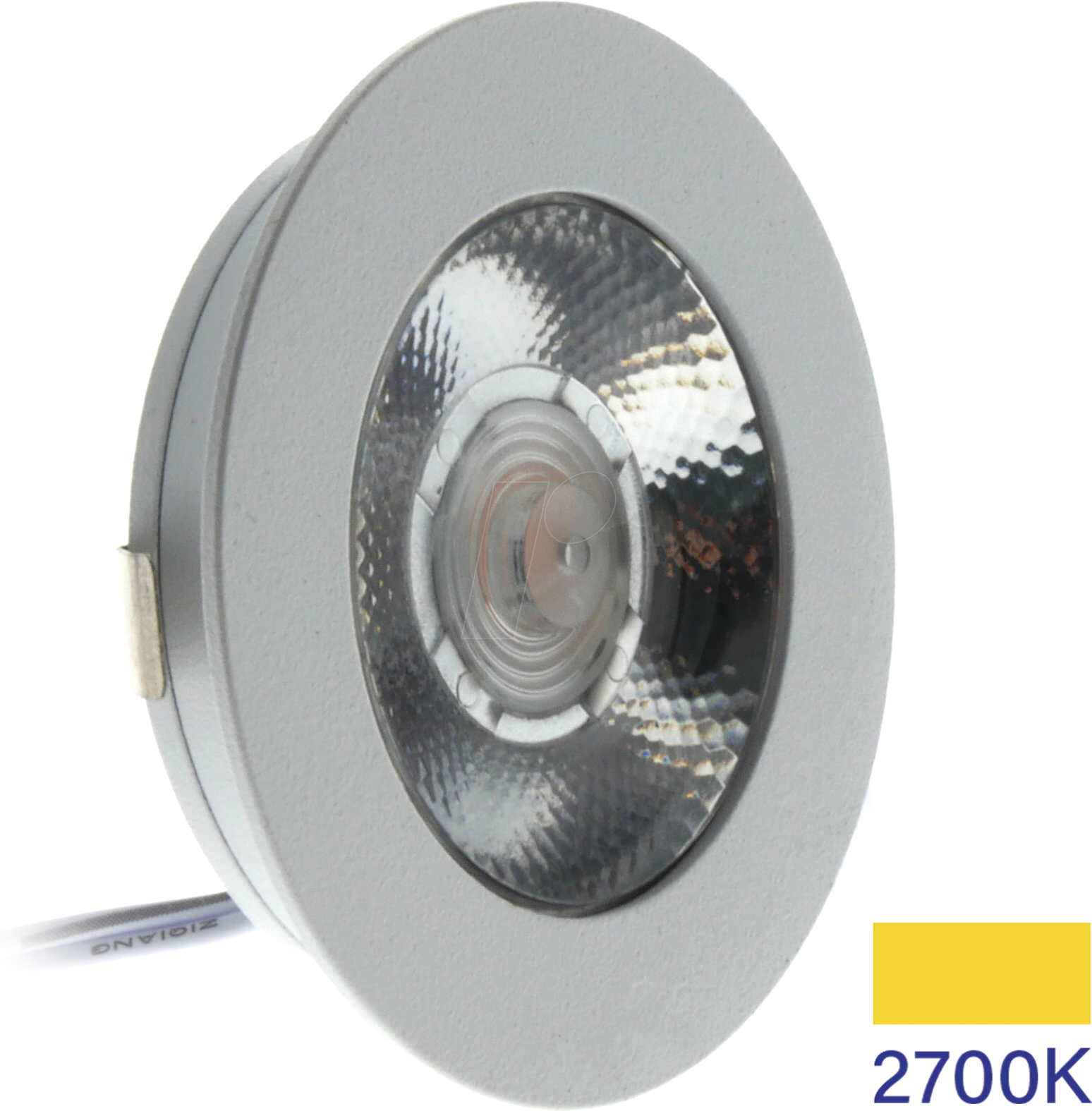 ECO-DIM 10044 - LED-Möbelstrahler, 3 W, 2700 K, 240 lm, dimmbar, rund, weiß