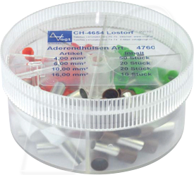 VT SORT 4760 - Streudose isoliert, 4,0 - 16,0 mm², 100-teilig