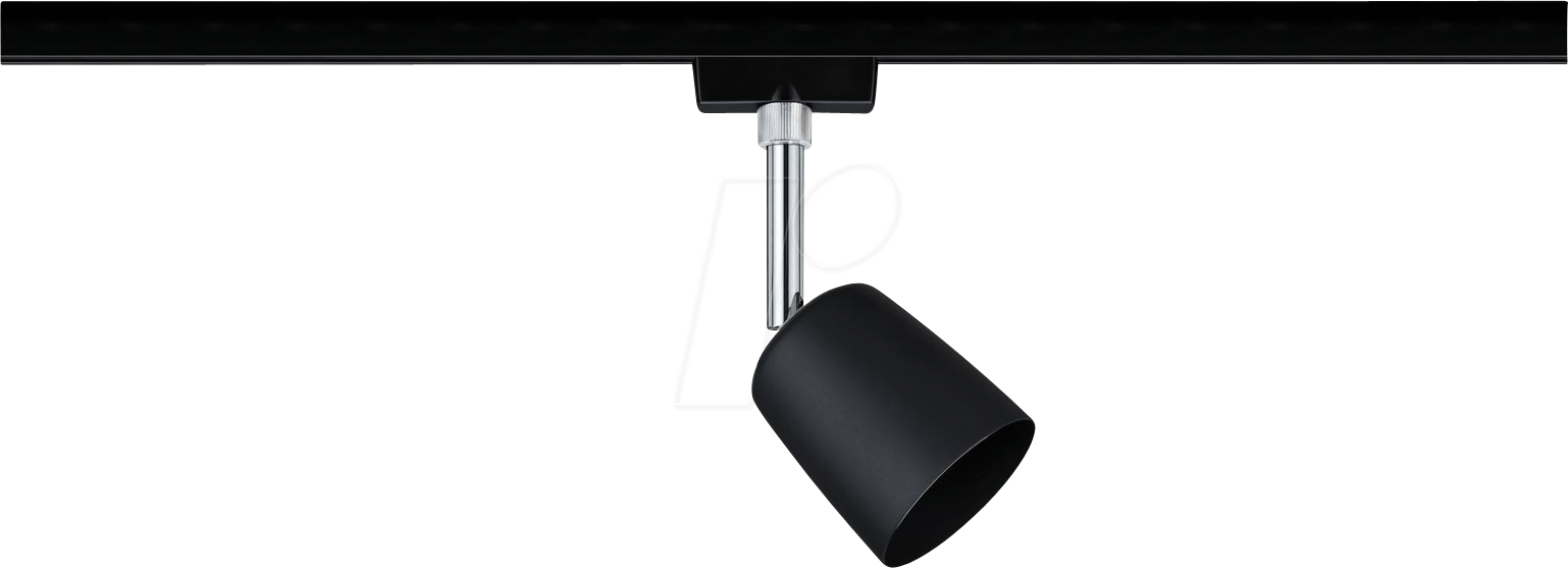 PLM 96926 - URail Schienenspot Cover, GU10, max. 10 W, dimm, schwarz/chrom