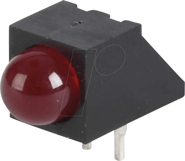 EVL A93B/SDR/S53 - LED-Baustein, rot, 5 mm, 1,6 mcd, 45°
