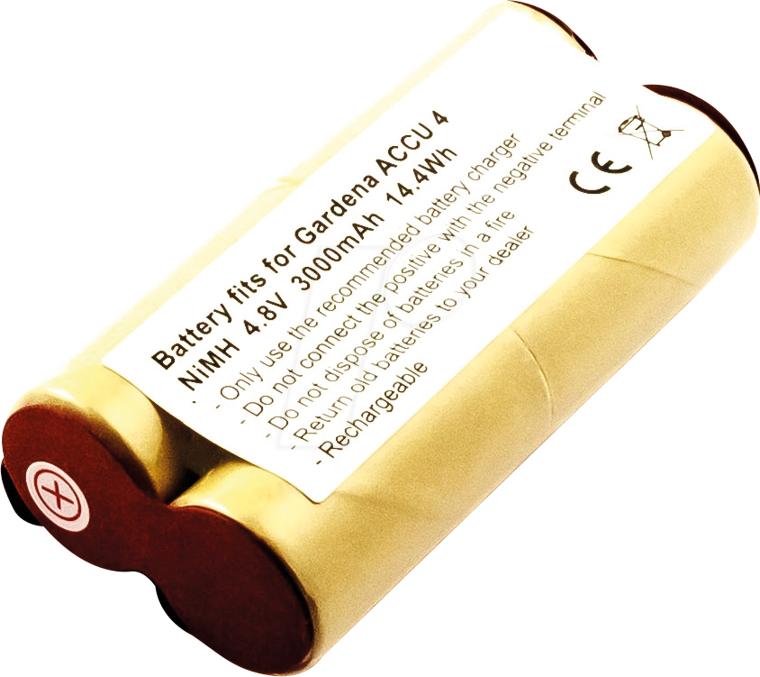 AKKU 31044 - Ersatzakku, Gardena Accu 4, NiMh, 3000 mAh