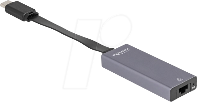 DELOCK 66248 - Netzwerkkarte, USB Typ C, 2,5 Gigabit Ethernet, 1x RJ45