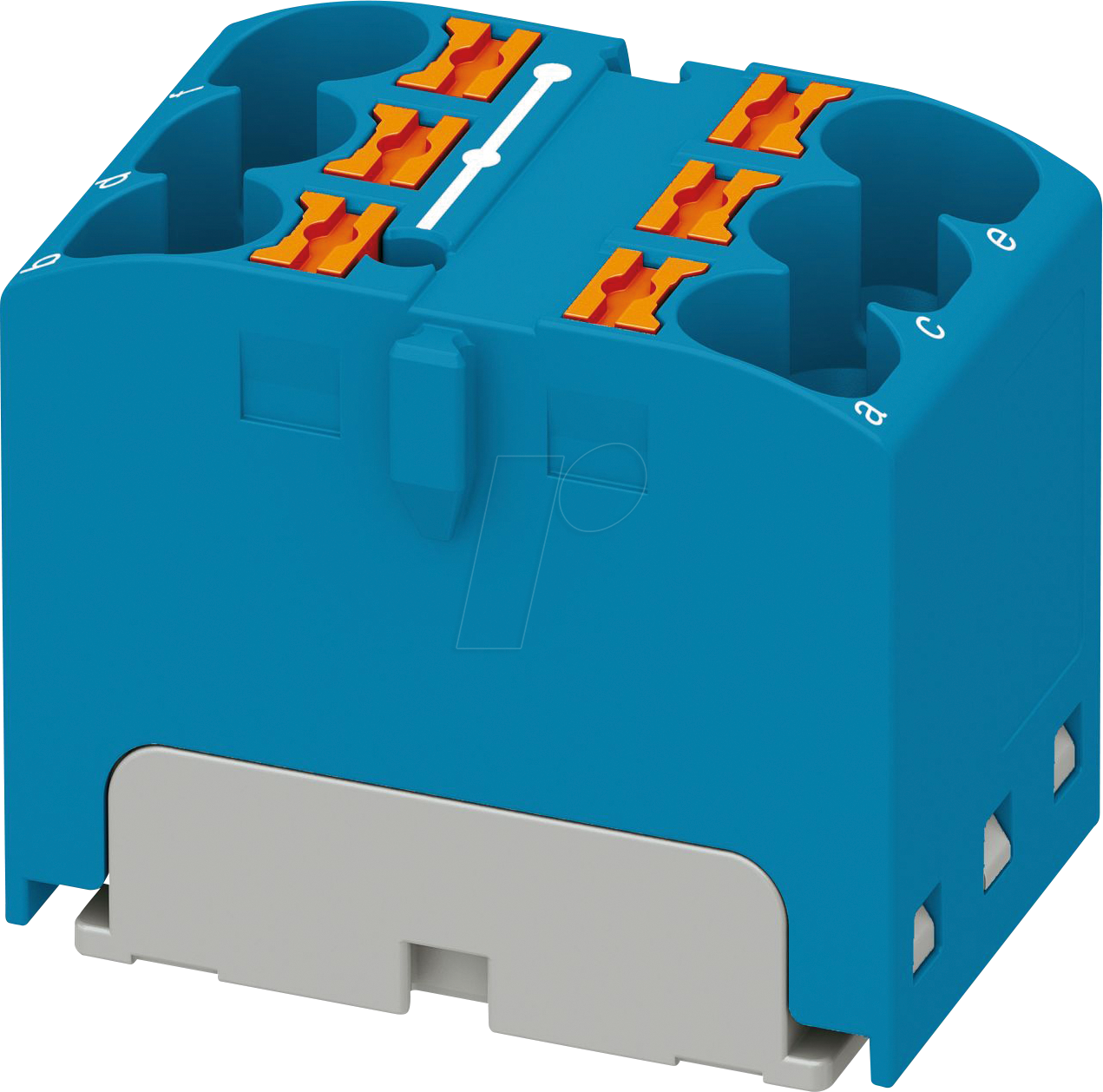 PHOE 3273792 - Verteilerblock PTFIX, 6X4, blau