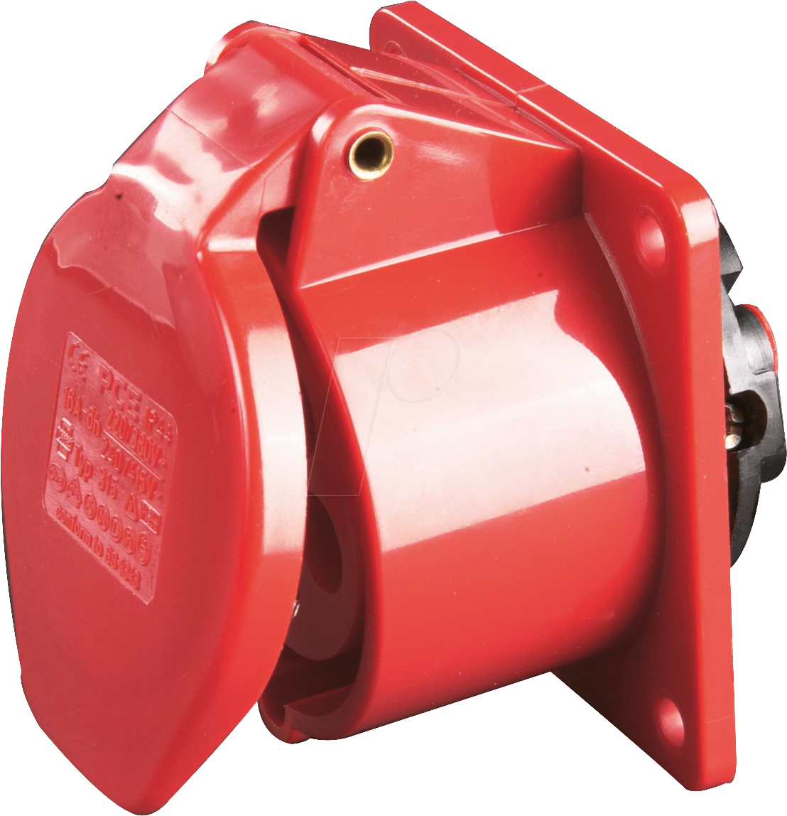 CEE-DOSE ST3-32 - CEE-Anbaudose, 5-polig, 400V, 32A, rot