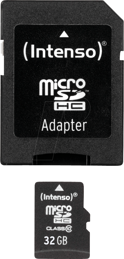 INTENSO 3413480 - MicroSDHC-Speicherkarte 32GB, Intenso Class 10