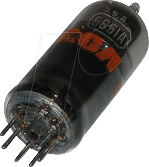 TUBE 5651 - Elektronenröhre, Thyratron, Miniatur, 7-pol