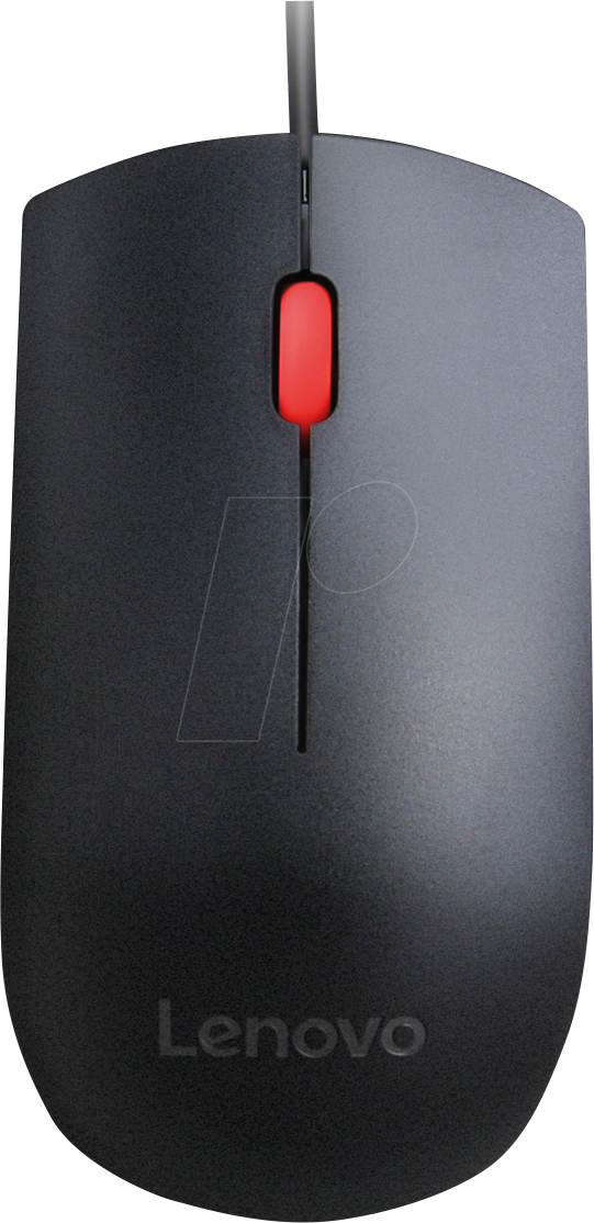 LENOVO 50R20863 - Maus (Mouse), Kabel, USB, schwarz
