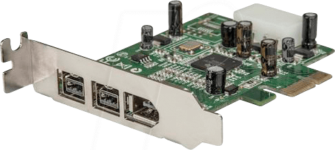 ST PEX1394B3LP - PCIe-Karte 3 Port 1394b 1394a Firewire