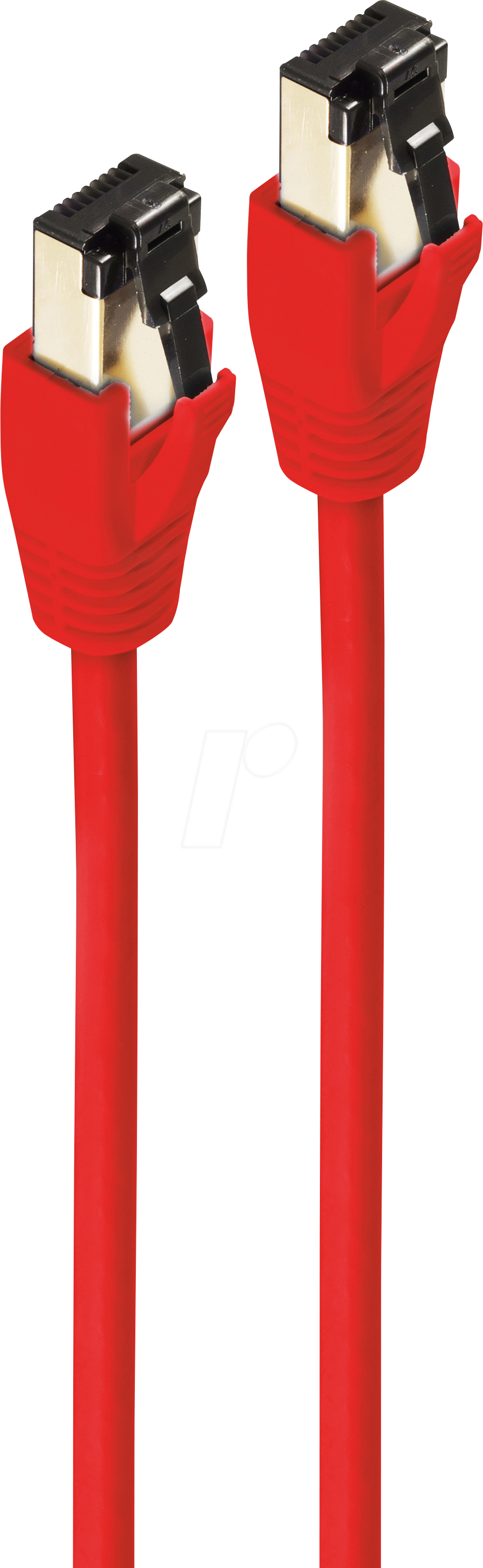 Thumbnail - SHVP BS08-41074 - Patchkabel, Cat.8.1, F/FTP PIMF, rot, 10 m