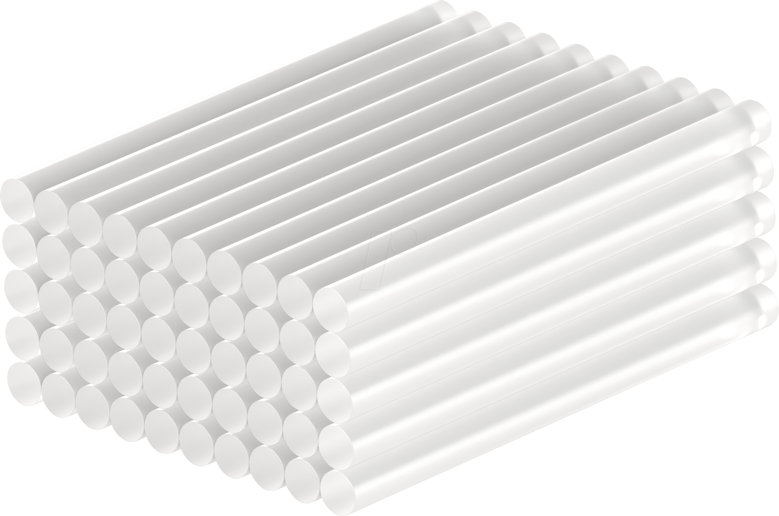 GOOBAY 77851 - Klebesticks Transparent Ø 7 mm, 50 Stück, 7 mm x 100 mm