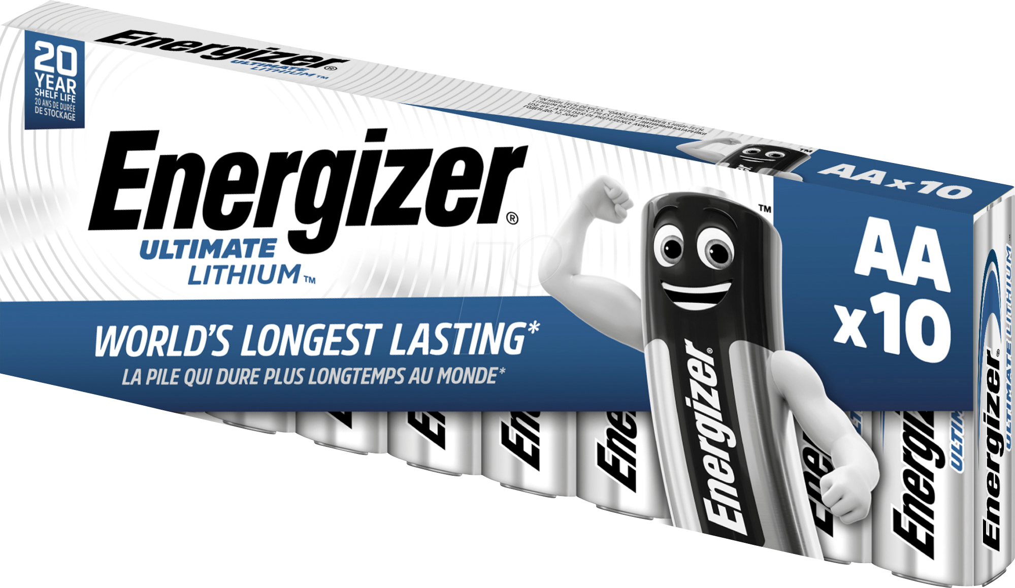 EN UL 10XAA - Lithium Batterie, AA (Mignon), 3000 mAh, 10er-Pack