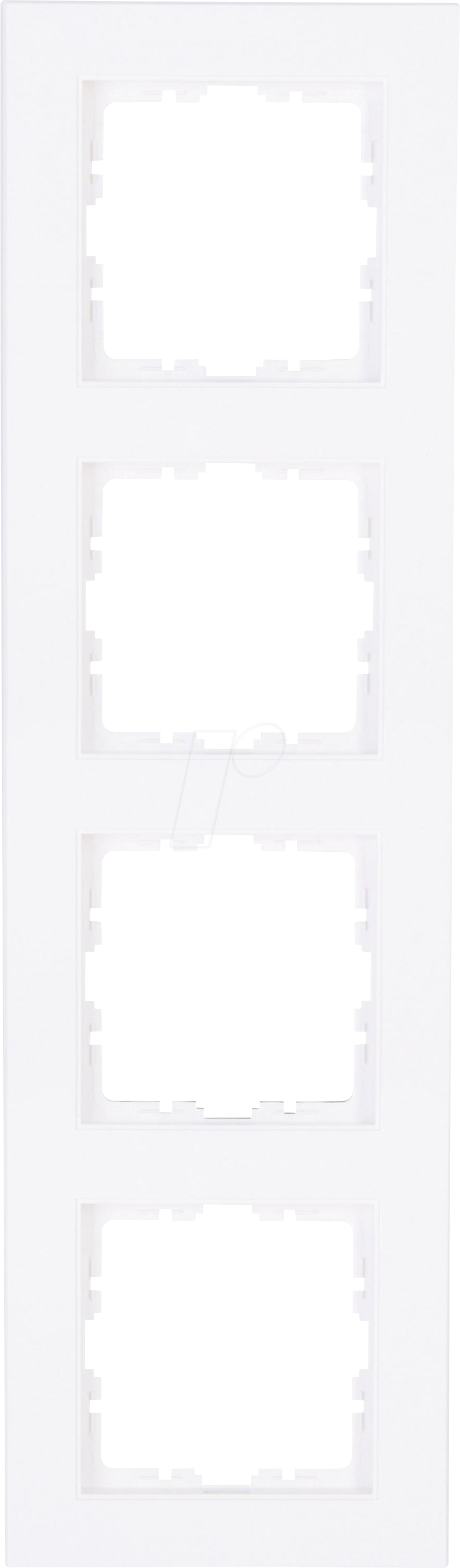 EL 07 402813008 - HK07 - Abdeckrahmen 4-fach, arktisweiß