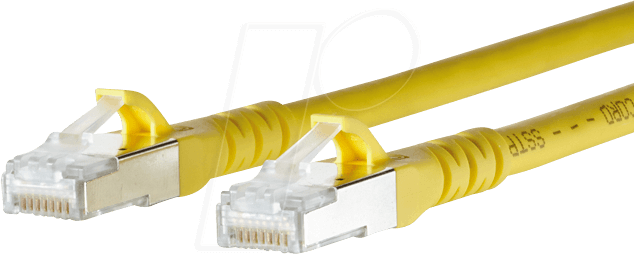 Thumbnail - BTR 1308451077-E - Patchkabel RJ45 Cat.6A S/FTP 1 m gelb