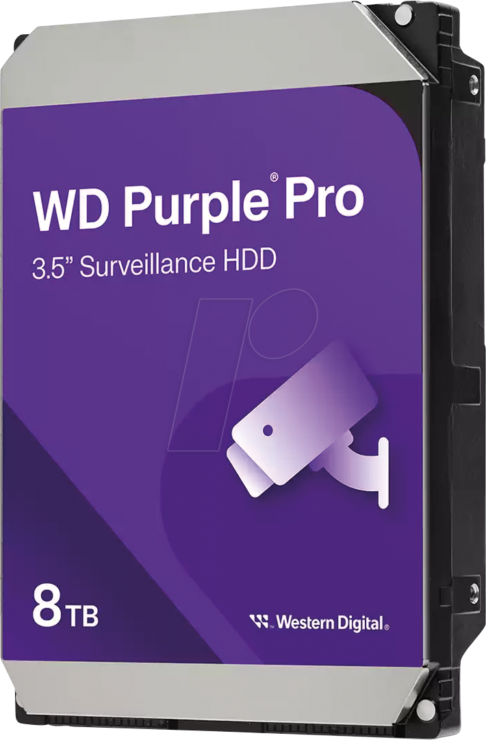 WD8002PURP - 8TB Festplatte WD Purple Pro - Video