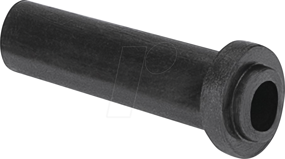 HT 632-02130 - Kabeldurchführung, Ø6.0 mm, schwarz