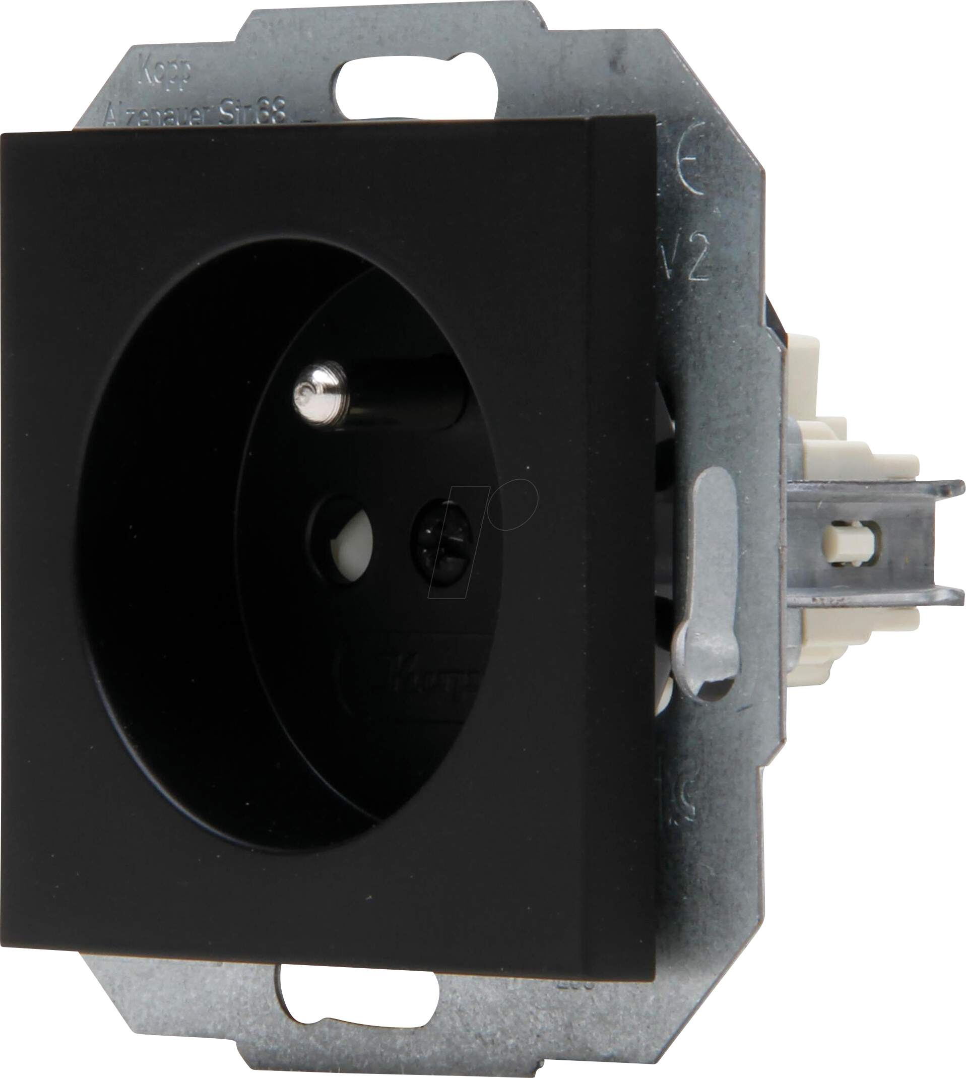 EL 07 940450002 - HK07 - Pin-Steckdose, erhöhter Berührungsschutz, schwarz matt