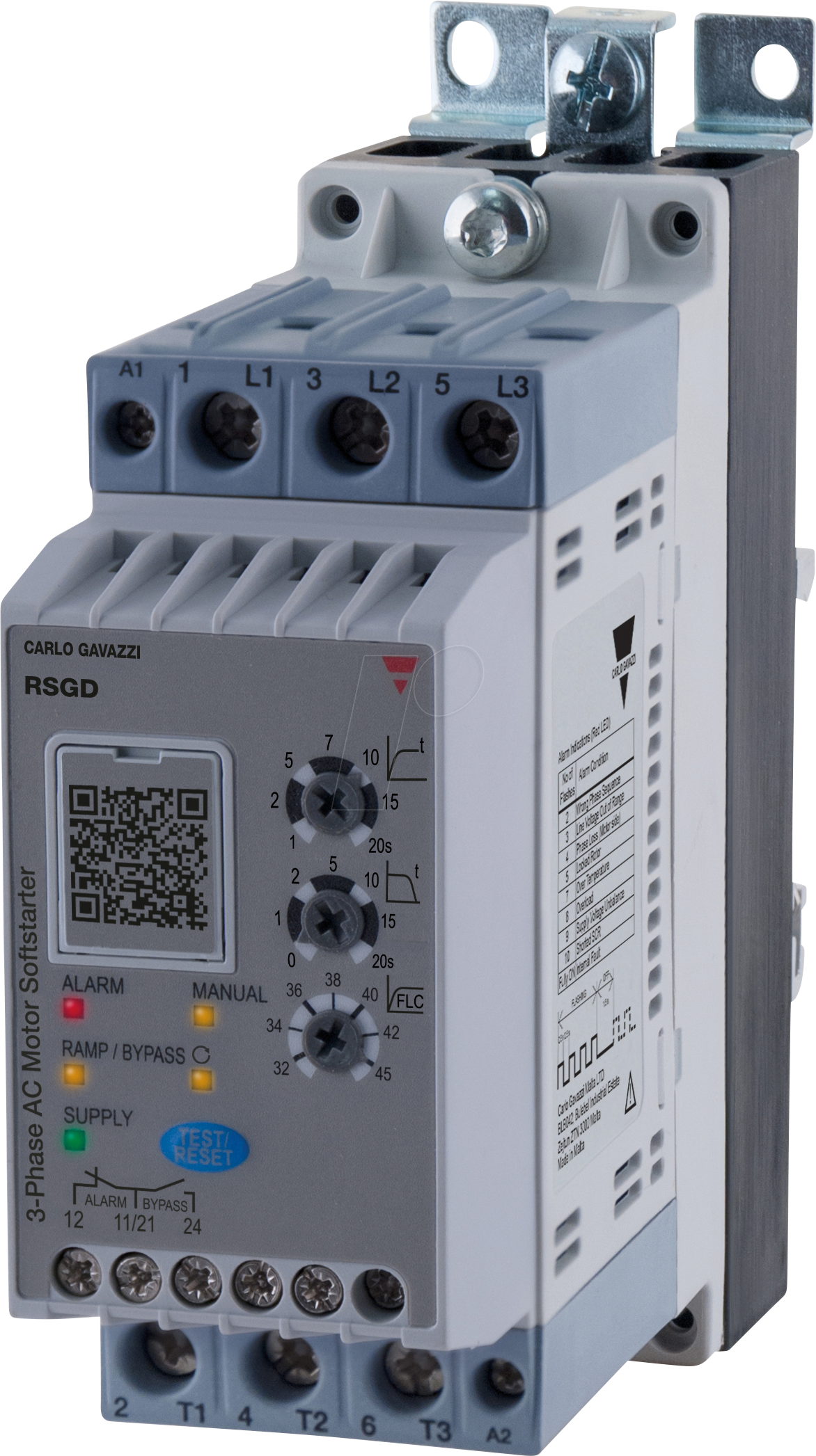 RSGD4045E0VX200 - Sanftanlasser Typ RSGD, 3-pol, 45 A, 93,5 - 440 V AC