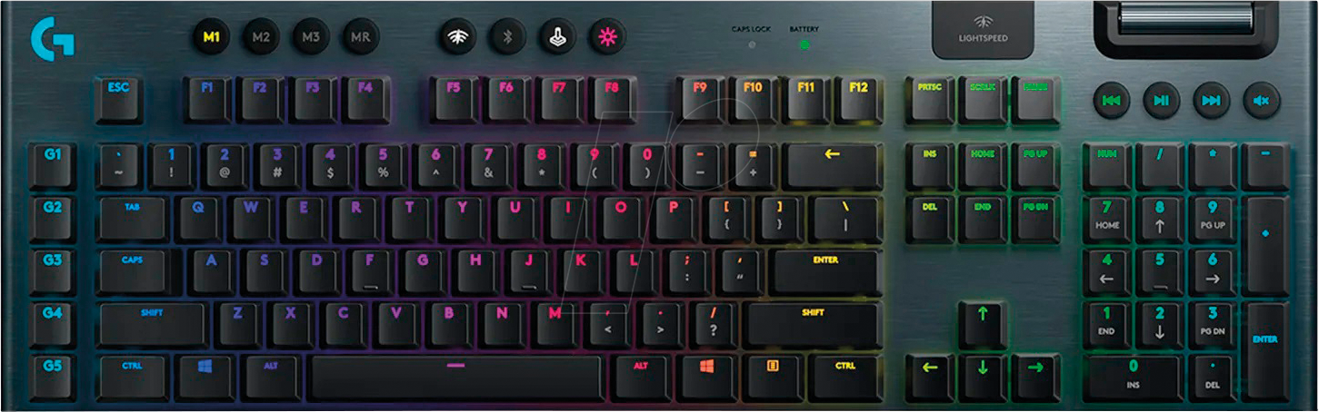 LOGITECH G915 - Gaming-Tastatur, Bluetooth, Lightspeed, RGB
