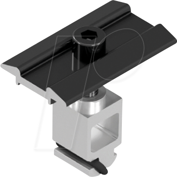 ALT119E62940S80C - PV-Mittelklemme, flach, für 29 - 40 mm Module, schwarz