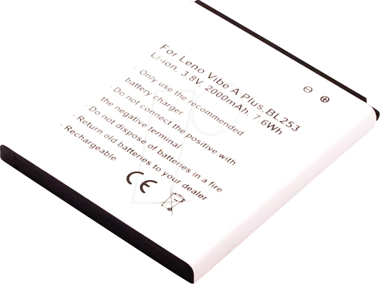 AKKU 13396 - Smartphone-Akku für Lenovo-Geräte, Li-Ion, 2000 mAh