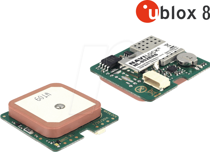 NAVILOCK 62576 - GNSS GPS Engine Modul, u-blox 8, RS-232