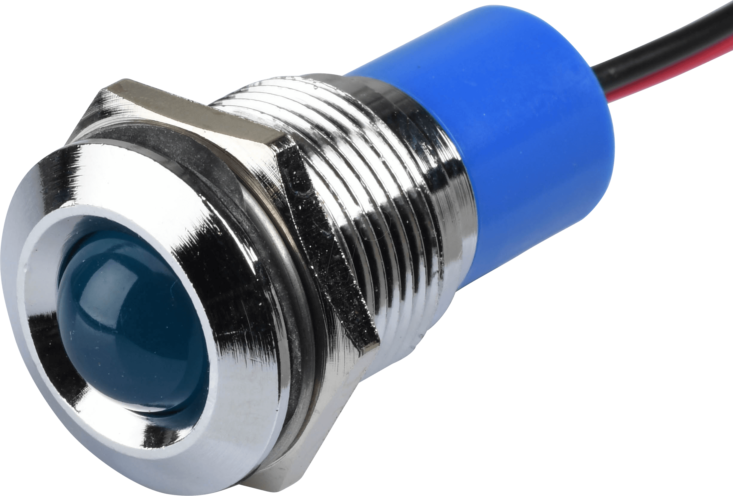 Thumbnail - APM Q16P3C B220E - LED-Signalleuchte, blau, 220 V, Ø 16 mm, vorstehend, bedrahtet