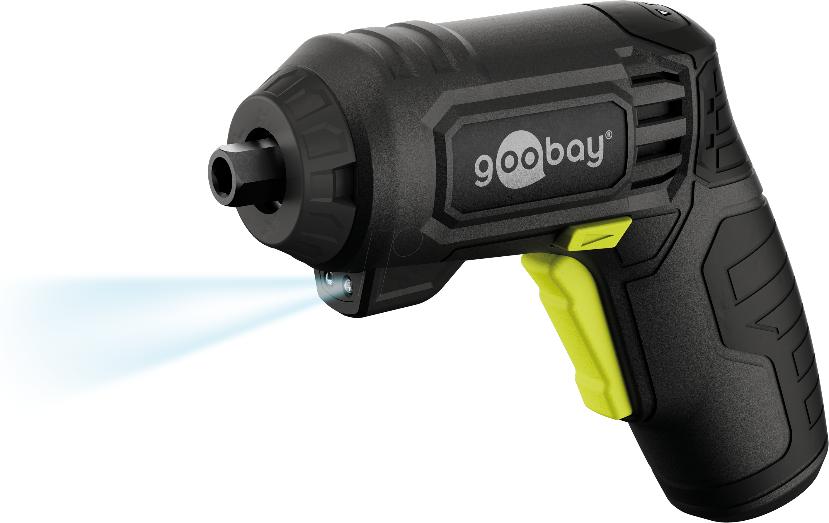 GOOBAY 77818 - Akku-Schrauber Mini, 5 V, 1500 mAh, 31-teiliges Zubehör mit LED