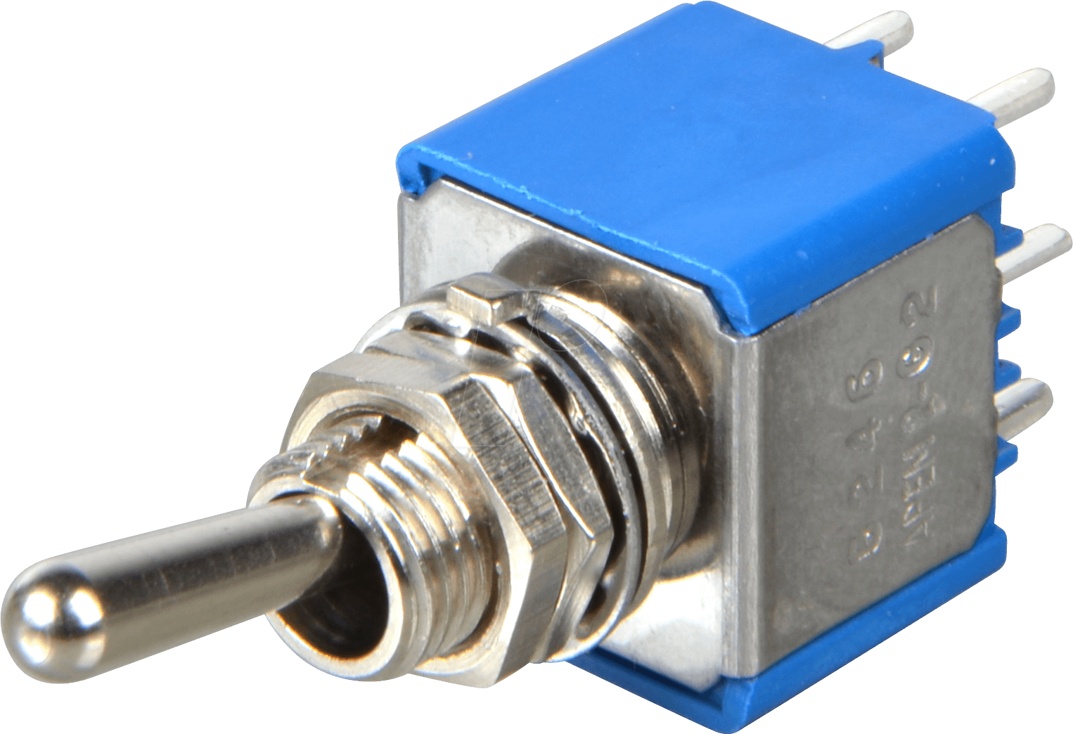 AS 500FPC - Kippschalter 0,4A-20VAC 2x Ein-Ein, Printanschluss