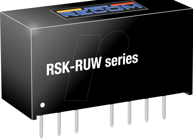 RSK-2405SRUW-H3 - DC/DC-Wandler RSK, 4,5-36 Vin, Single, 5 Vout, 400 mA, SIP8
