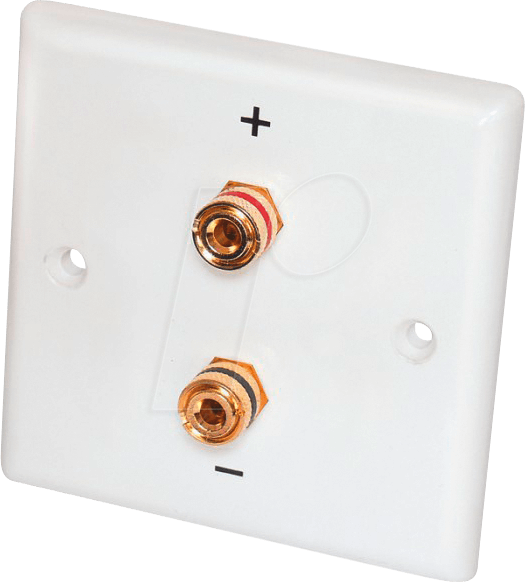 Thumbnail - DYNAVOX 206437 - LS-Wand-Anschlußblende, 2 Bananenbuchsen