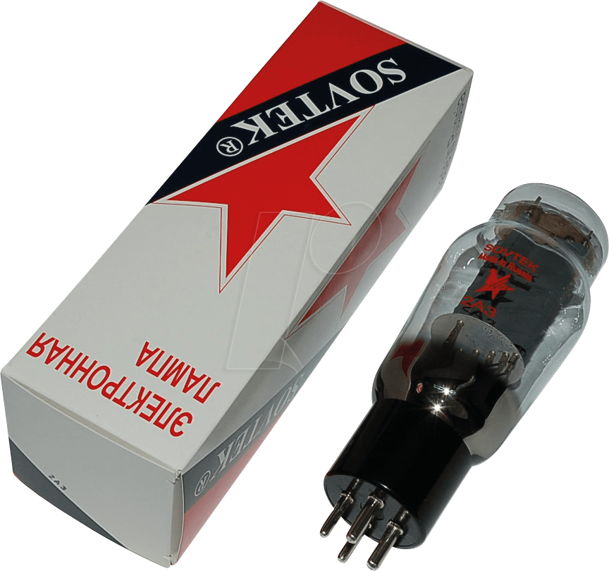 TUBE 2A3S X2 - Elektronenröhre, direkt geheizte Triode, 4-pol, matched Pair