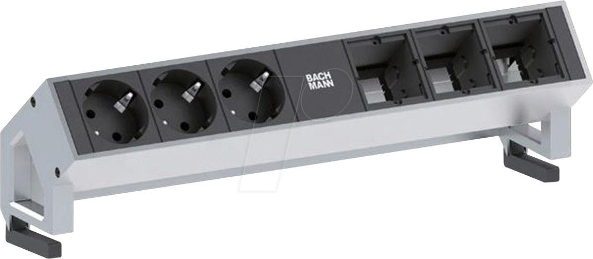 BACH 902.402 - DESK2 3x Schutzkontakt 3x ABD GST18 Inox