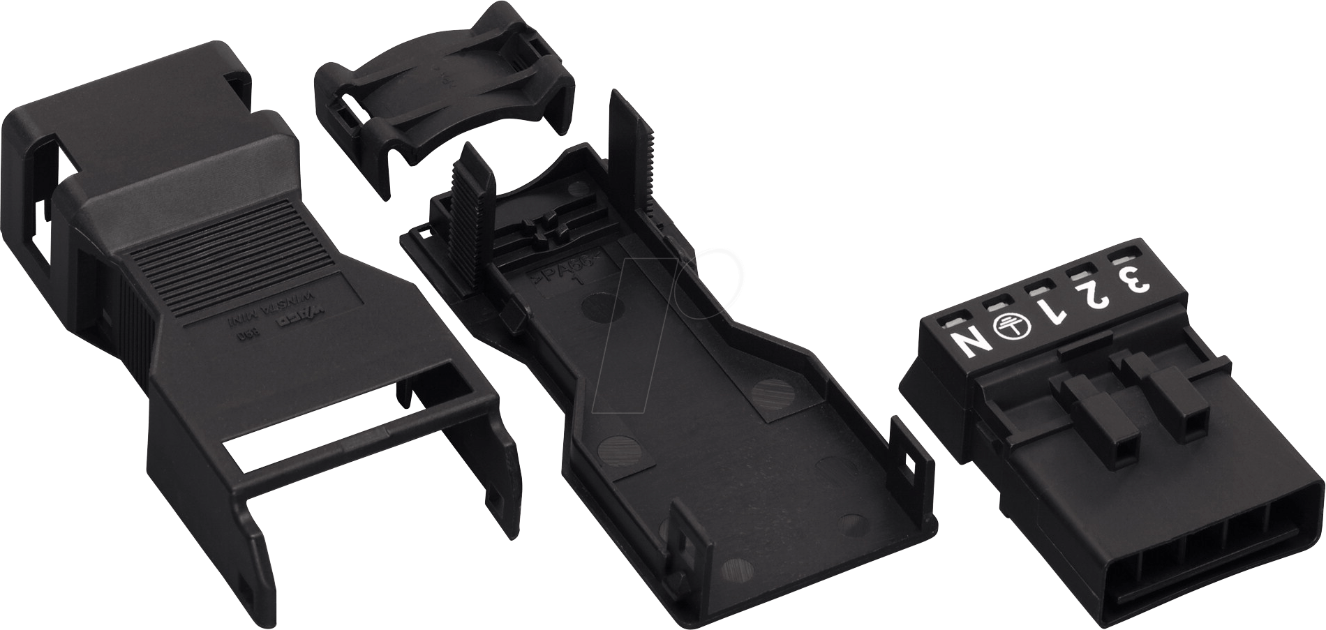 WAGO 890-115 - WINSTA® MINI, Stecker 5-pol, mit Zugentlastungsgehäuse