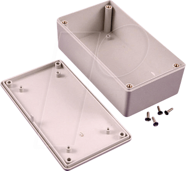 1591XXCGY - Kunststoffgehäuse, Serie 1591, 66 x 121 x 37 mm, grau