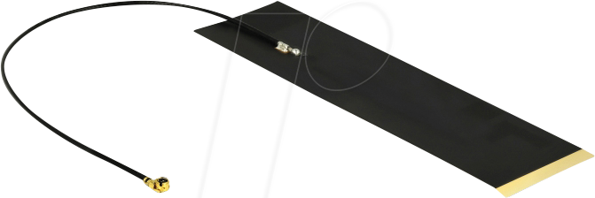 DELOCK 12612 - Antenne LTE, I-PEX MHF® I Stecker, FPC