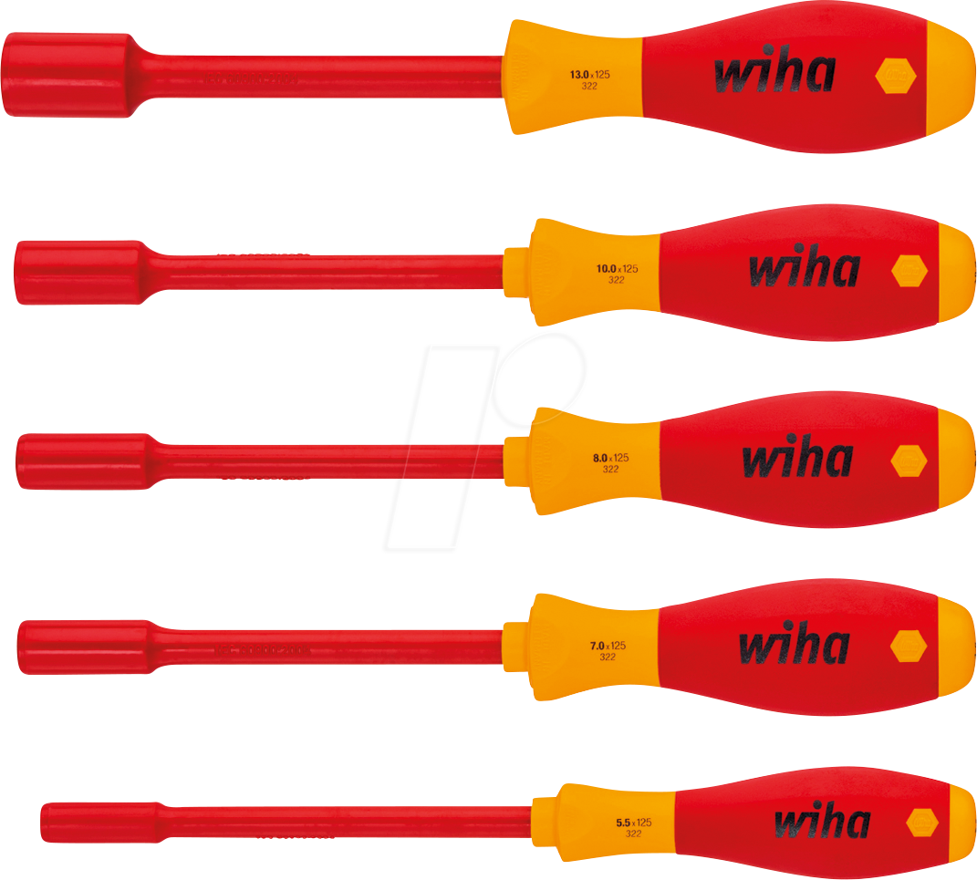 Thumbnail - WIHA 29466 - Steckschlüsselsatz SoftFinish® electric, 5-teilig