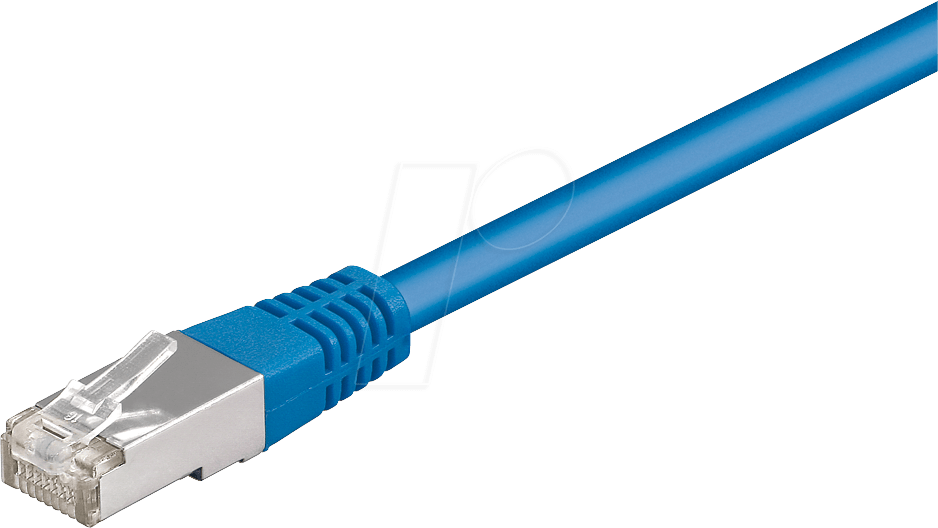 PATCHKABEL 025BL - 0,25 m Cat.5e-Kabel, blau, Netzwerkkabel RJ45