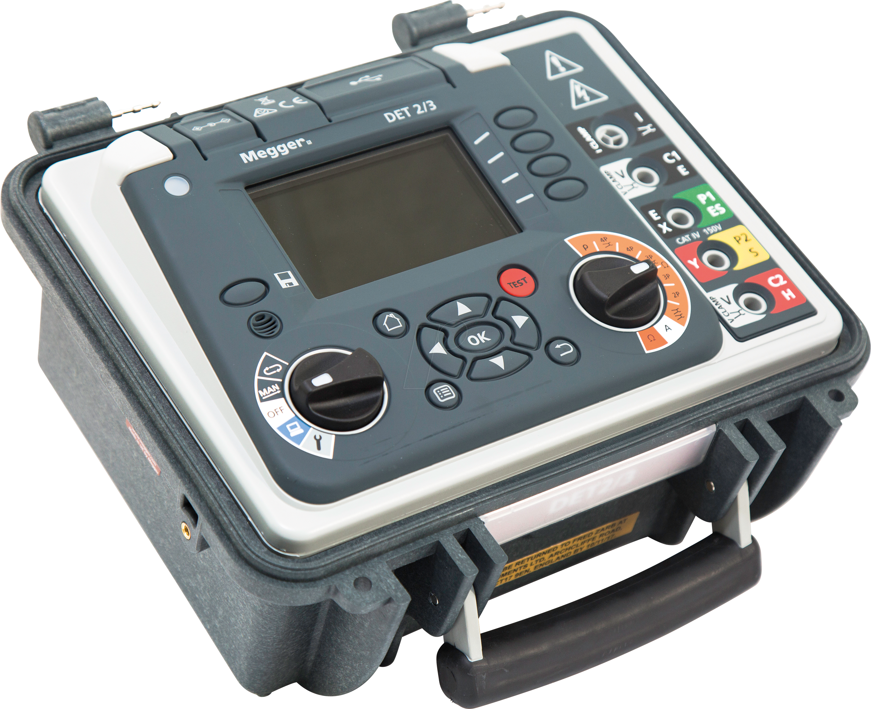 MEGGER 1008-944 - Erdungsimpedanz-Prüfgerät DET2/3, digital
